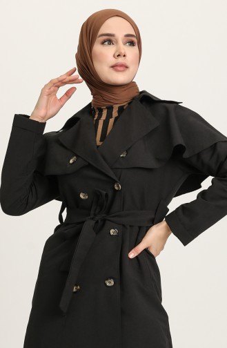 Schwarz Trench Coats Models 10553-02