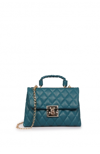 Oil Blue Shoulder Bag 68Z-10