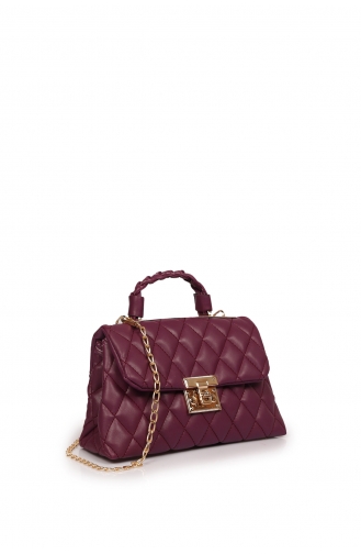 Lila Schultertasche 68Z-03