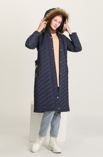 Navy Blue Winter Coat 505721-01