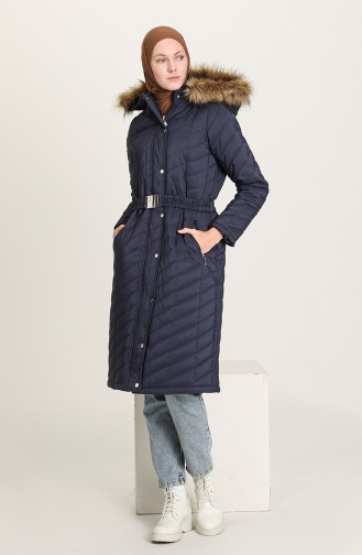 Navy Blue Winter Coat 505721-01