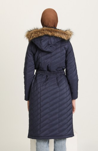 Navy Blue Winter Coat 505721-01