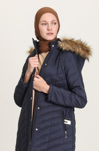 Navy Blue Winter Coat 505721-01