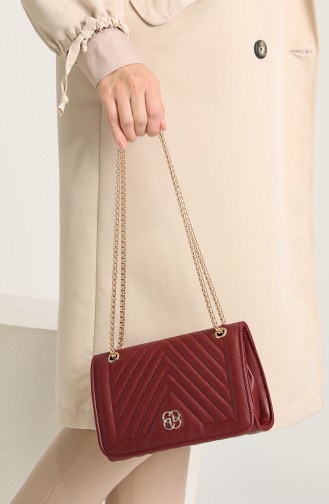 Claret red Shoulder Bag 3622-17