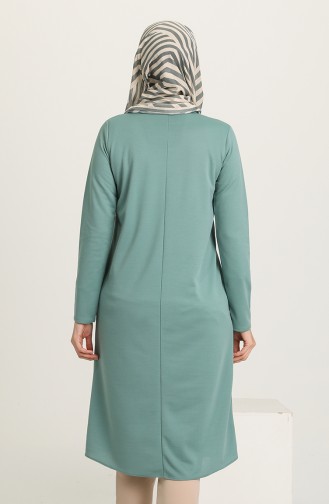 Düz Basic Tunik 1200-09 Çağla Yeşili