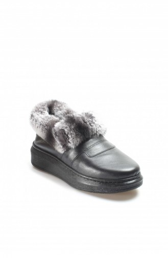 Bottes-Bottines Noir 733KZA0024.Siyah