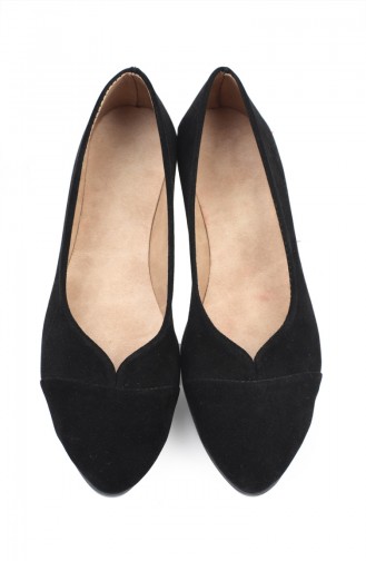 Black Women`s Flats 8710-0