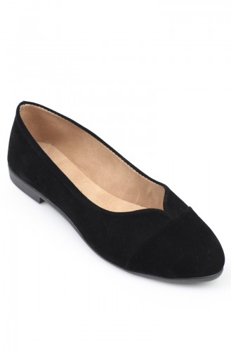Black Women`s Flats 8710-0
