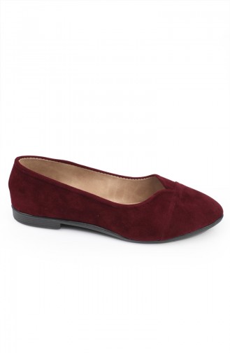 Claret red Woman Flat Shoe 8712-2