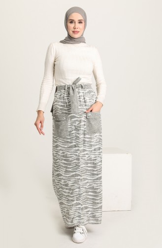 Gray Skirt 0115-01