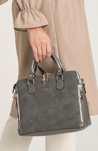 Gray Shoulder Bags 3451-24