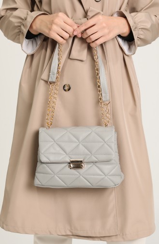 Light Gray Shoulder Bag 3573-228