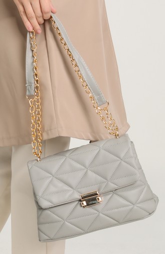 Light Gray Shoulder Bag 3573-228