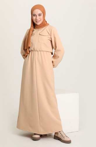 Robe Hijab Beige 3012-02