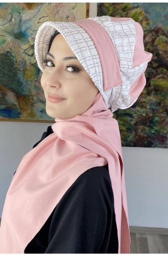 White Ready to Wear Turban 26EKM14-01
