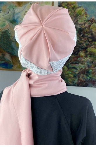 White Ready to Wear Turban 26EKM14-01