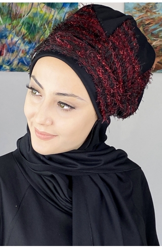Claret Red Ready to Wear Turban 26EKM23-01