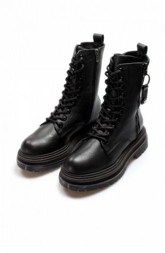 Black Boots-booties 009KZA1703-1.Siyah