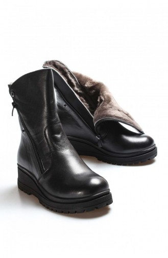 Black Boots-booties 757KZA2603.Siyah