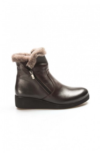 Brown Boots-booties 863KZA2053.Kahve
