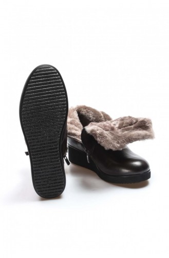 Brown Boots-booties 863KZA2053.Kahve