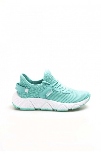 Kadın Sneaker Ayakkabı 925Za40 Su Yeşili