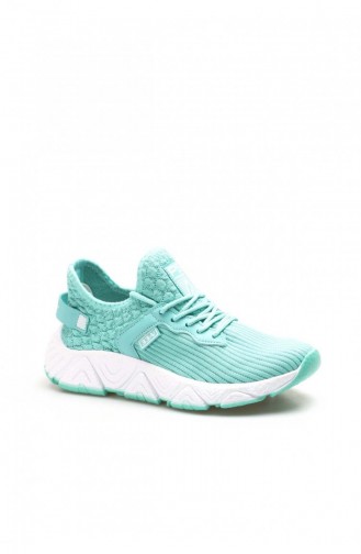 Kadın Sneaker Ayakkabı 925Za40 Su Yeşili