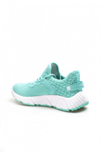 Kadın Sneaker Ayakkabı 925Za40 Su Yeşili