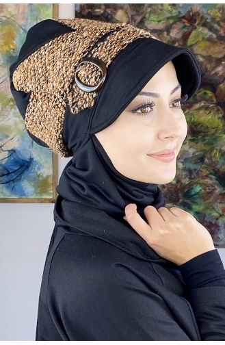 Turban Pret-a-Porter Couleur Brun 26EKM19-01