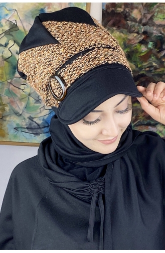 Brown Ready to wear Turban 26EKM19-01