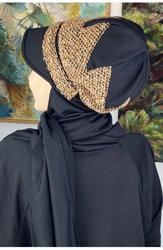 Brown Ready to wear Turban 26EKM19-01