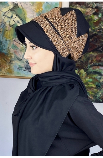 Brown Ready to wear Turban 26EKM19-01