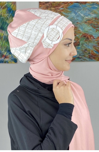 Light Pink Ready to Wear Turban 26EKM35-01