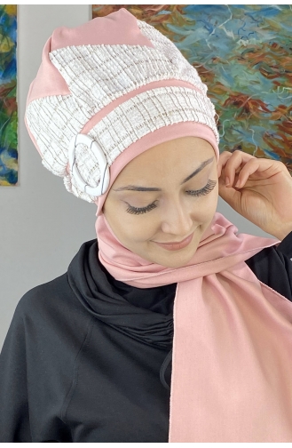 Powder Pink Ready to wear Turban 26EKM35-01