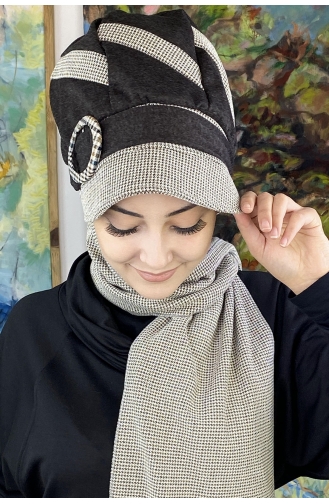 Weiß Praktischer Turban 26EKM2-01