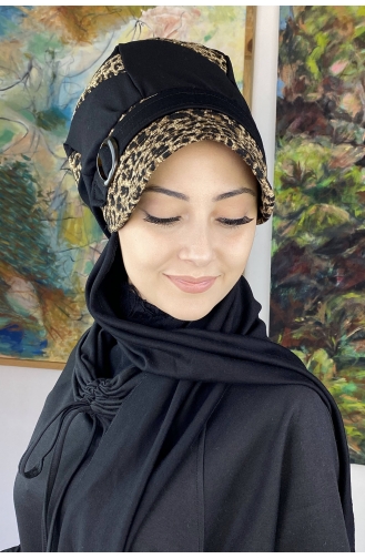 Brown Ready to wear Turban 26EKM1-01