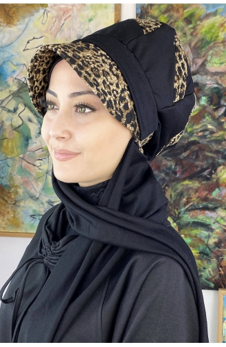 Brown Ready to Wear Turban 26EKM1-01