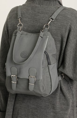 Gray Back Pack 3608-24