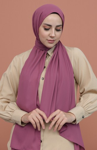 Lüx Krep Şal 50051A-22 Gül Kurusu