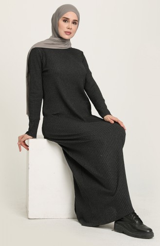 Anthracite Hijab Dress 0001-01