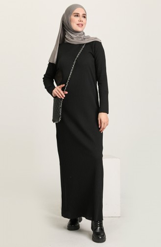 Robe Hijab Noir 0001-03
