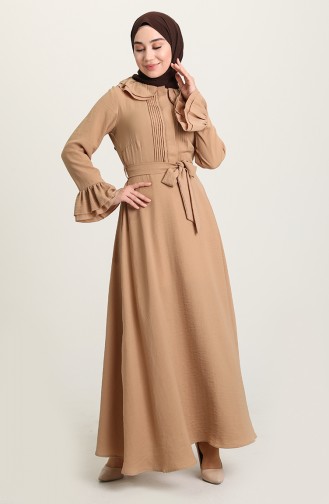 Robe Hijab Camel 3091-02