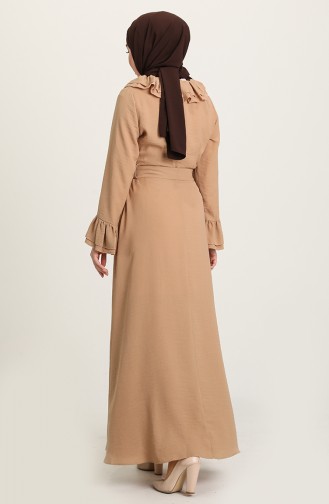 Robe Hijab Camel 3091-02