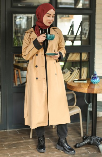 Camel Trench Coats Models 7418-03