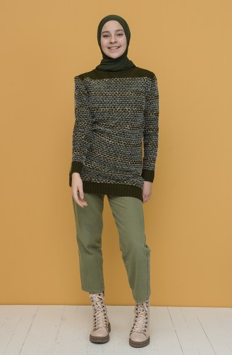 Khaki Pullover 1702-04