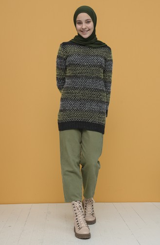 Gelb Pullover 1702-07