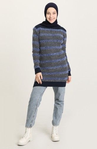 Navy Blue Sweater 1703-01