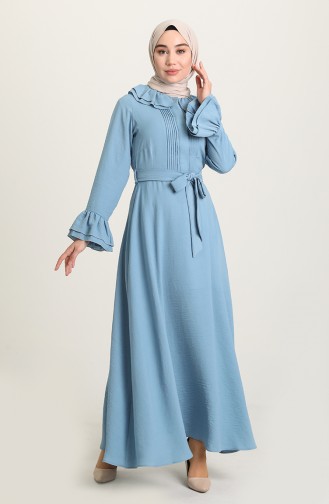 Robe Hijab Bleu 3091-07