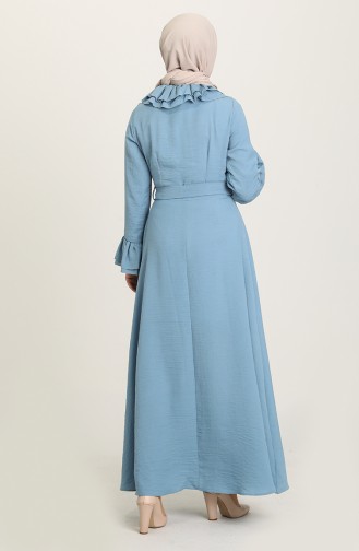 Robe Hijab Bleu 3091-07