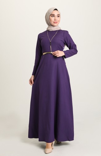 Purple İslamitische Jurk 6450-07